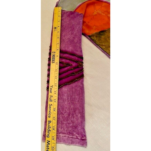 Leopards & Roses Womens Bohemian Patchwork Hoodie Size Small - Picture 6 of 8